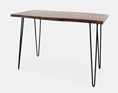 Nature's Edge Light Chestnut/Grey Counter Dining Table w/ 4 Owen Stools - Ornate Home