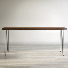 Nature's Edge Light Chestnut/Light Brown 79 Dining Table w/ 4 Maddox Chairs - Ornate Home