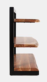 Nature's Edge Natural 3 Shelf Bookcase - Ornate Home