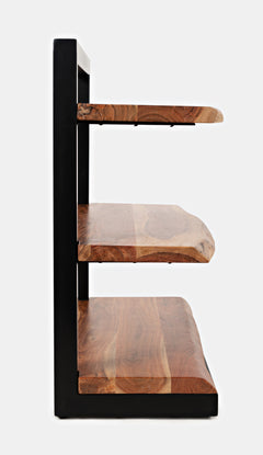 Nature's Edge Natural 3 Shelf Bookcase - Ornate Home
