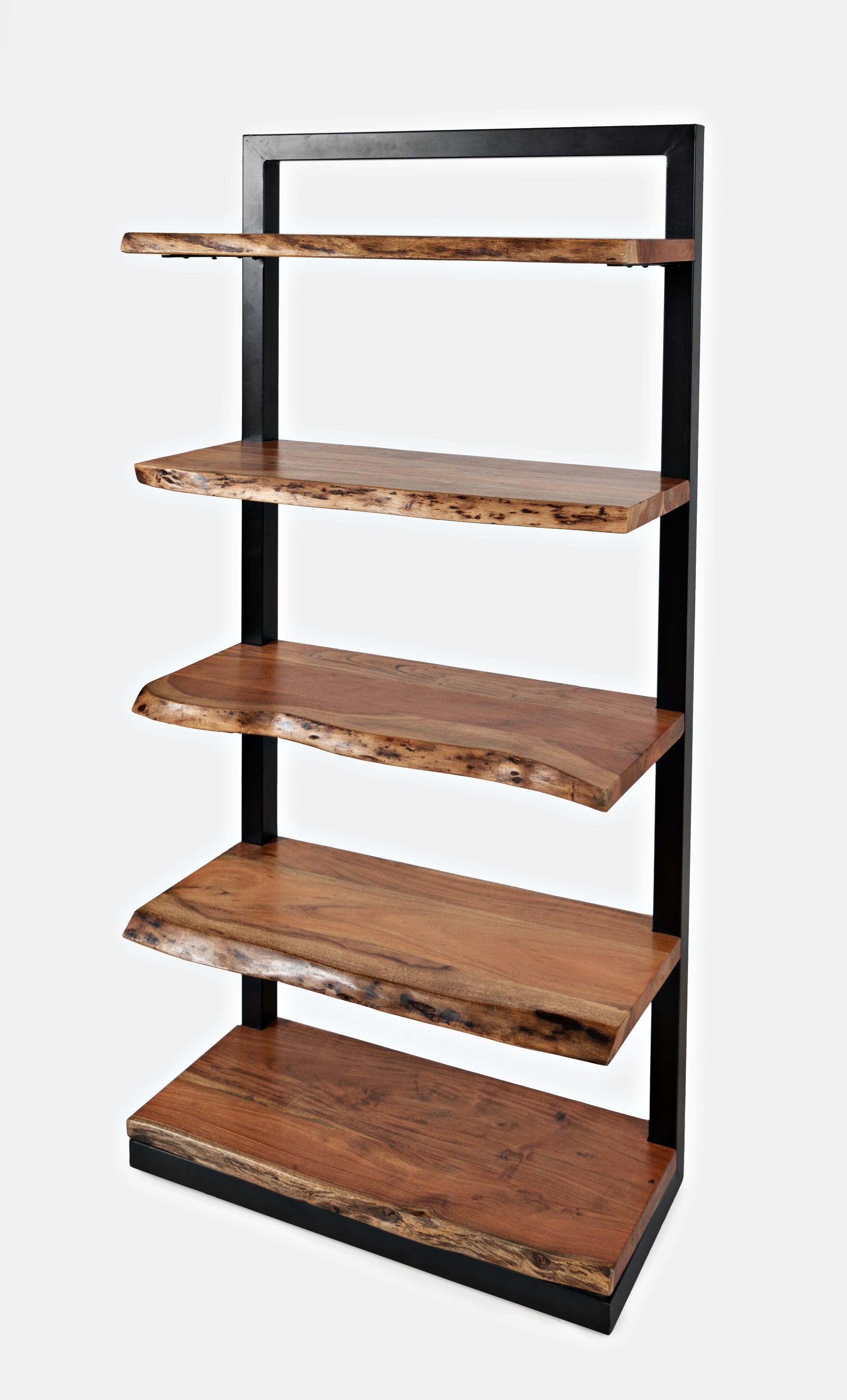 Nature's Edge Natural 5 Shelf Bookcase - Ornate Home