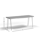 Nature's Edge Natural 79 Dining Table - Ornate Home