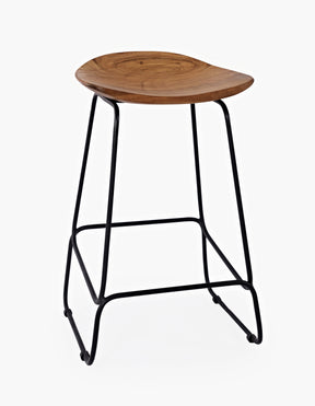 Nature's Edge Natural Backless Stool (Set of 2) - Ornate Home