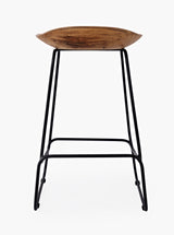 Nature's Edge Natural Backless Stool (Set of 2) - Ornate Home