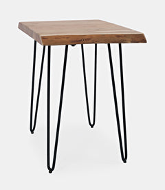 Nature's Edge Natural Chairside Table - Ornate Home