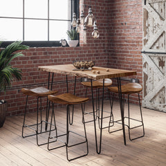 Nature's Edge Natural Counter Table - Ornate Home