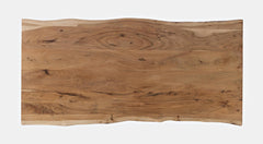 Nature's Edge Natural/Grey 79 Dining Table w/ 4 Maddox Chairs - Ornate Home