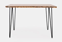 Nature's Edge Natural/Grey Counter Table w/ 4 Owen Stools - Ornate Home