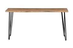 Nature's Edge Natural Sofa Console w/ 3 Backless Stools - Ornate Home
