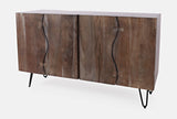 Nature's Edge Slate 4 Door Sideboard - Ornate Home