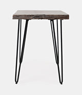 Nature's Edge Slate Chairside Table - Ornate Home