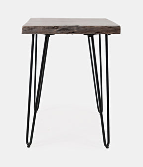 Nature's Edge Slate Chairside Table - Ornate Home
