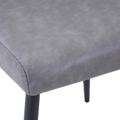 Nature's Edge Slate/Grey 60 Dining Table w/ 4 Maddox Chairs and Bench - Ornate Home