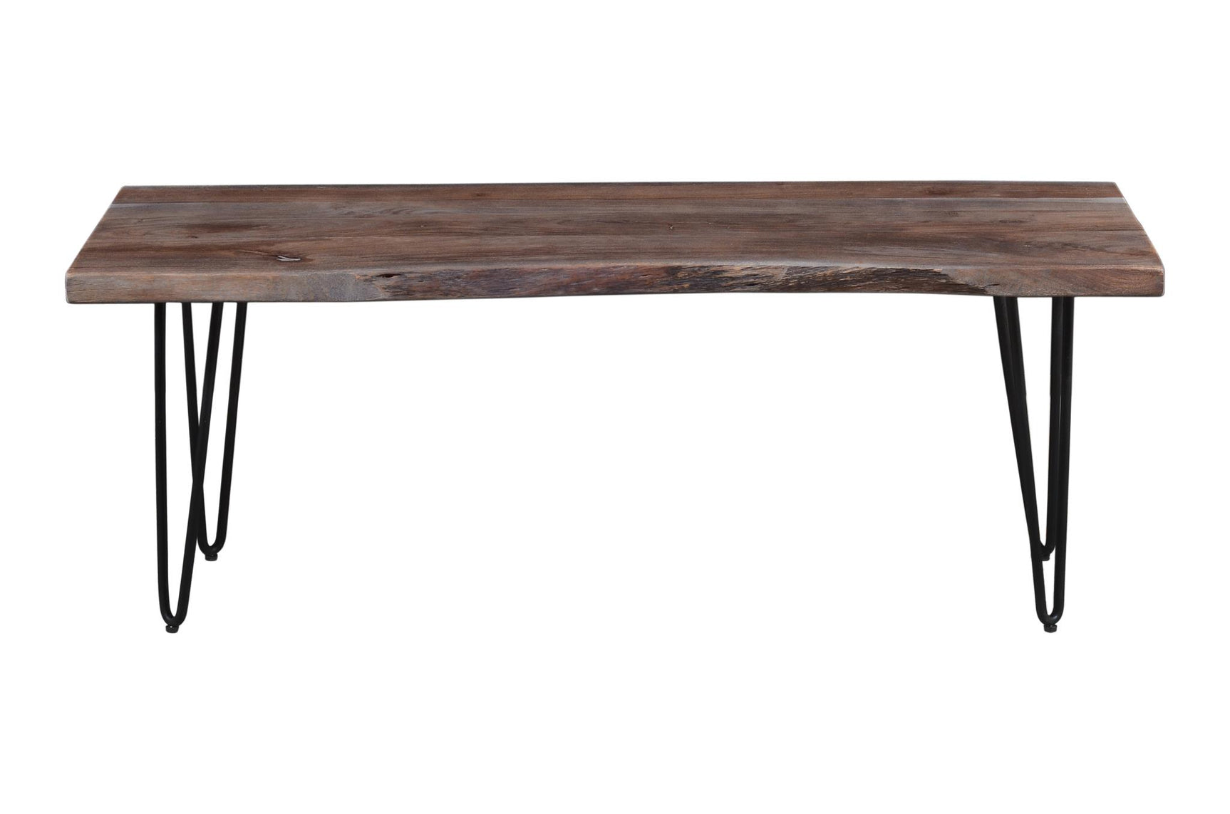 Nature's Edge Slate/Grey 60 Dining Table w/ 4 Maddox Chairs and Bench - Ornate Home