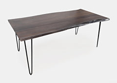 Nature's Edge Slate/Grey 79 Dining Table w/ 4 Maddox Chairs - Ornate Home