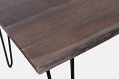 Nature's Edge Slate/Grey 79 Dining Table w/ 4 Maddox Chairs - Ornate Home