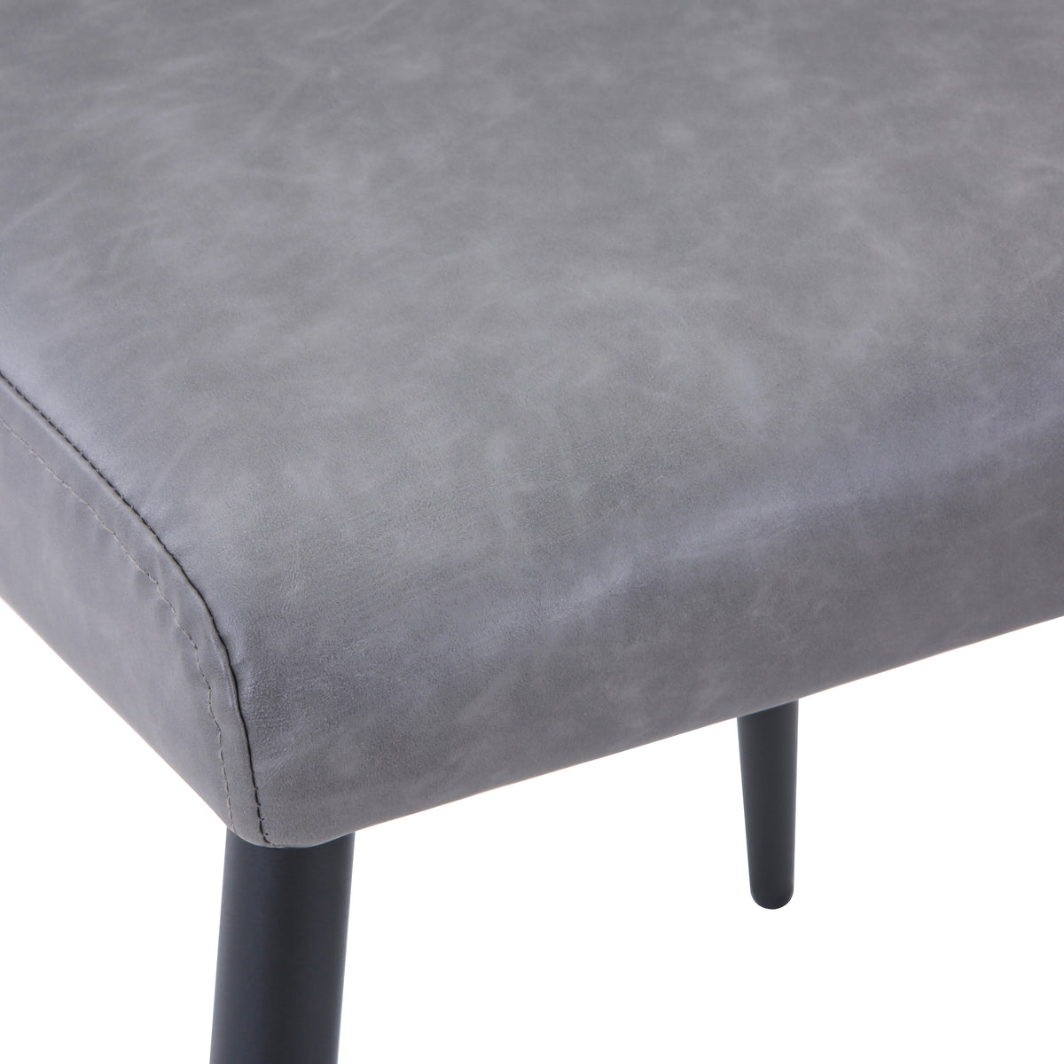 Nature's Edge Slate/Grey 79 Dining Table w/ 4 Maddox Chairs and Bench - Ornate Home