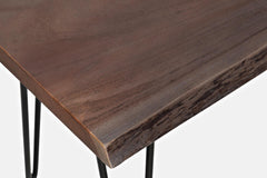 Nature's Edge Slate/Grey 79 Dining Table w/ 4 Maddox Chairs and Bench - Ornate Home