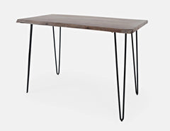 Nature's Edge Slate/Grey Counter Dining Table w/ 4 Owen Stools - Ornate Home