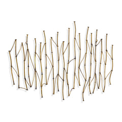 Nature's Rhythm Gold Metal Wall Decor - Ornate Home