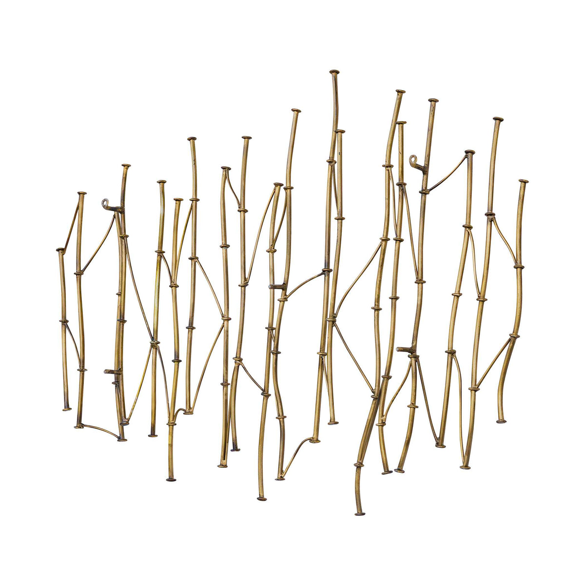 Nature's Rhythm Gold Metal Wall Decor - Ornate Home