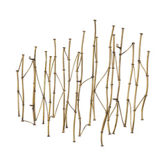 Nature's Rhythm Gold Metal Wall Decor - Ornate Home