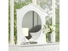 Naucalpan White Mirror - Ornate Home