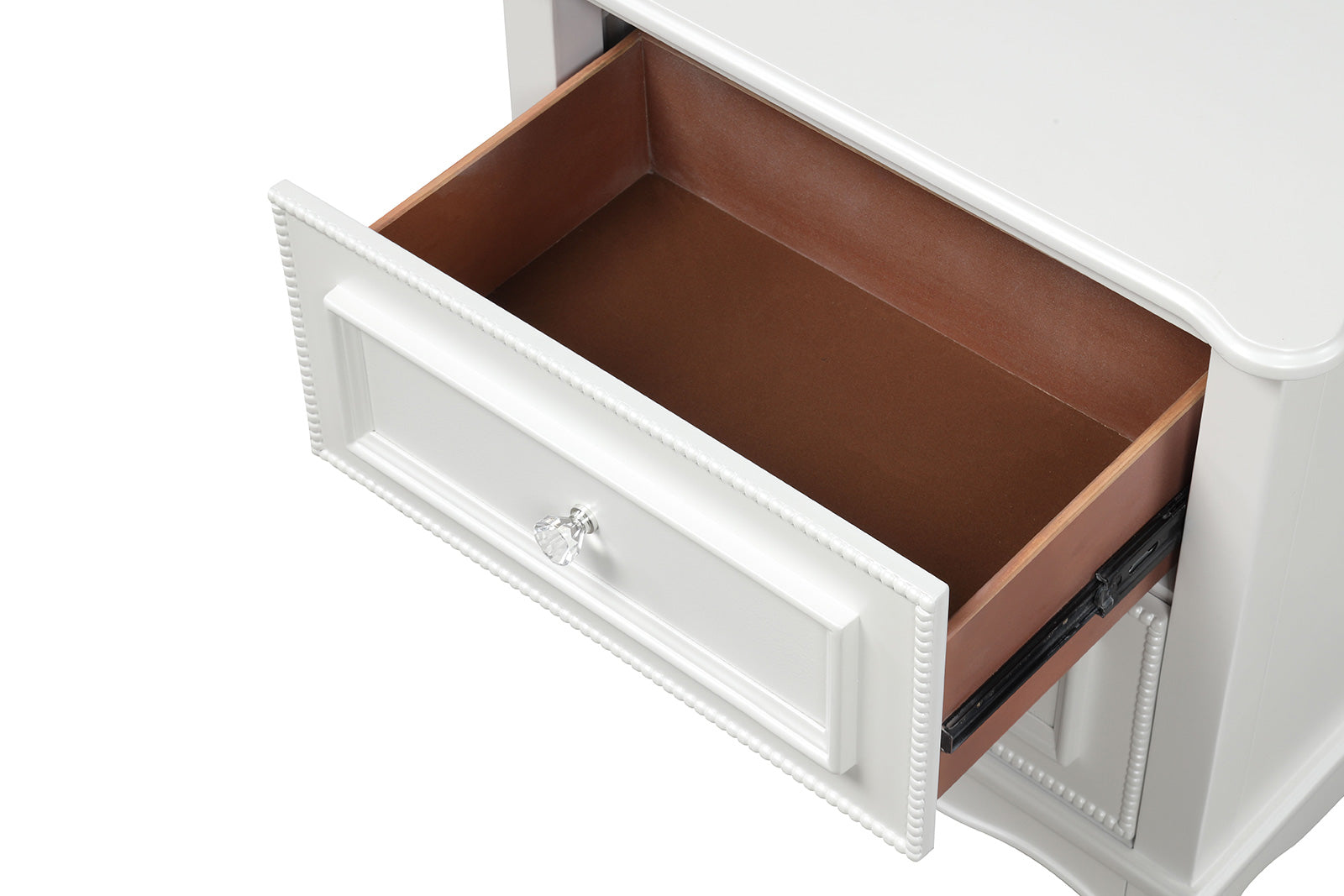 Naucalpan White Nightstand - Ornate Home