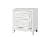 Naucalpan White Nightstand - Ornate Home