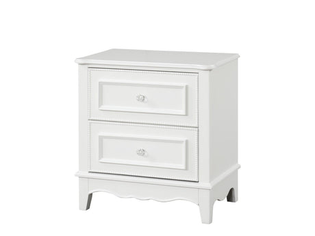 Naucalpan White Nightstand - Ornate Home