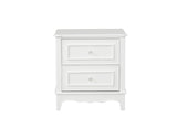 Naucalpan White Nightstand - Ornate Home