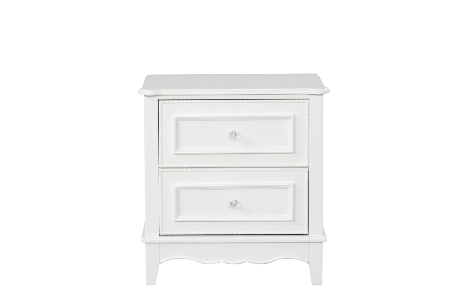 Naucalpan White Nightstand - Ornate Home