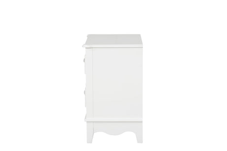 Naucalpan White Nightstand - Ornate Home