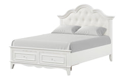 Naucalpan White Queen 4 Piece Bedroom Set - Ornate Home