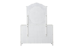 Naucalpan White Queen 4 Piece Bedroom Set - Ornate Home