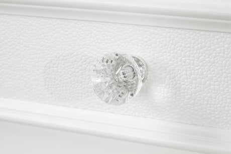 Naucalpan White Twin 5 Piece Bedroom Set w/Chest - Ornate Home