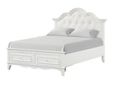 Naucalpan White Twin Bed - Ornate Home