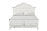 Naucalpan White Twin Bed - Ornate Home