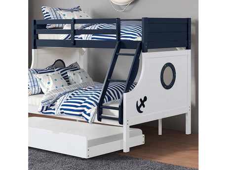 Nautia Blue/White Bunk Bed - Ornate Home
