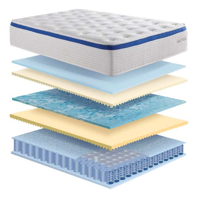 Nautica 12" Renew Hybrid Queen Mattress - Ornate Home