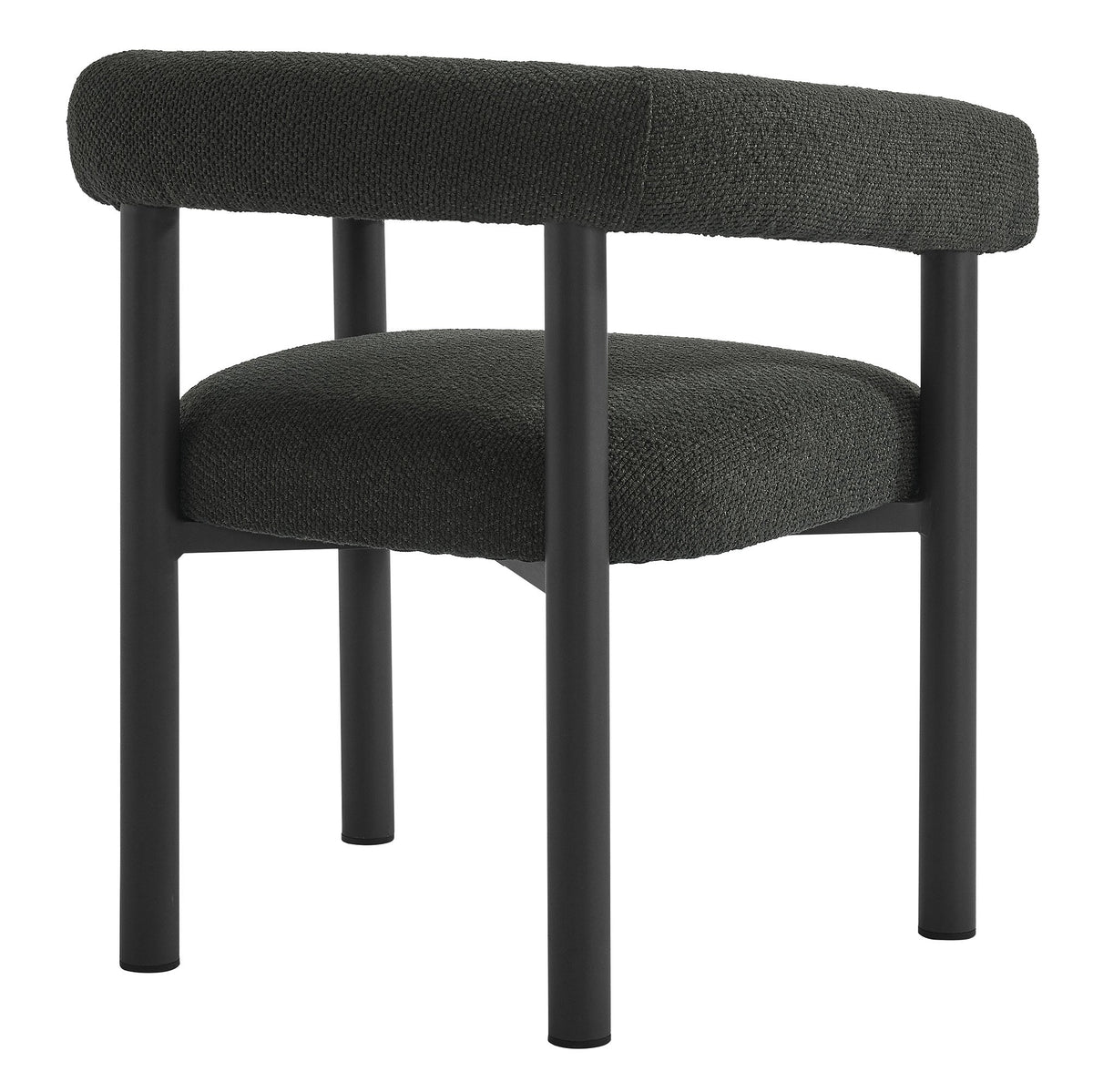 Nautica Charcoal/Graphite Outdoor Patio Aluminum Dining Armchairs (Set of 2) - Ornate Home