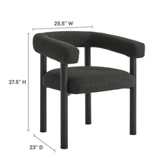 Nautica Charcoal/Graphite Outdoor Patio Aluminum Dining Armchairs (Set of 2) - Ornate Home