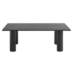 Nautica Graphite Outdoor Patio 87" Rectangular Aluminum Dining Table - Ornate Home