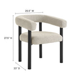 Nautica Ivory/Graphite Outdoor Patio Aluminum Dining Armchairs (Set of 2) - Ornate Home