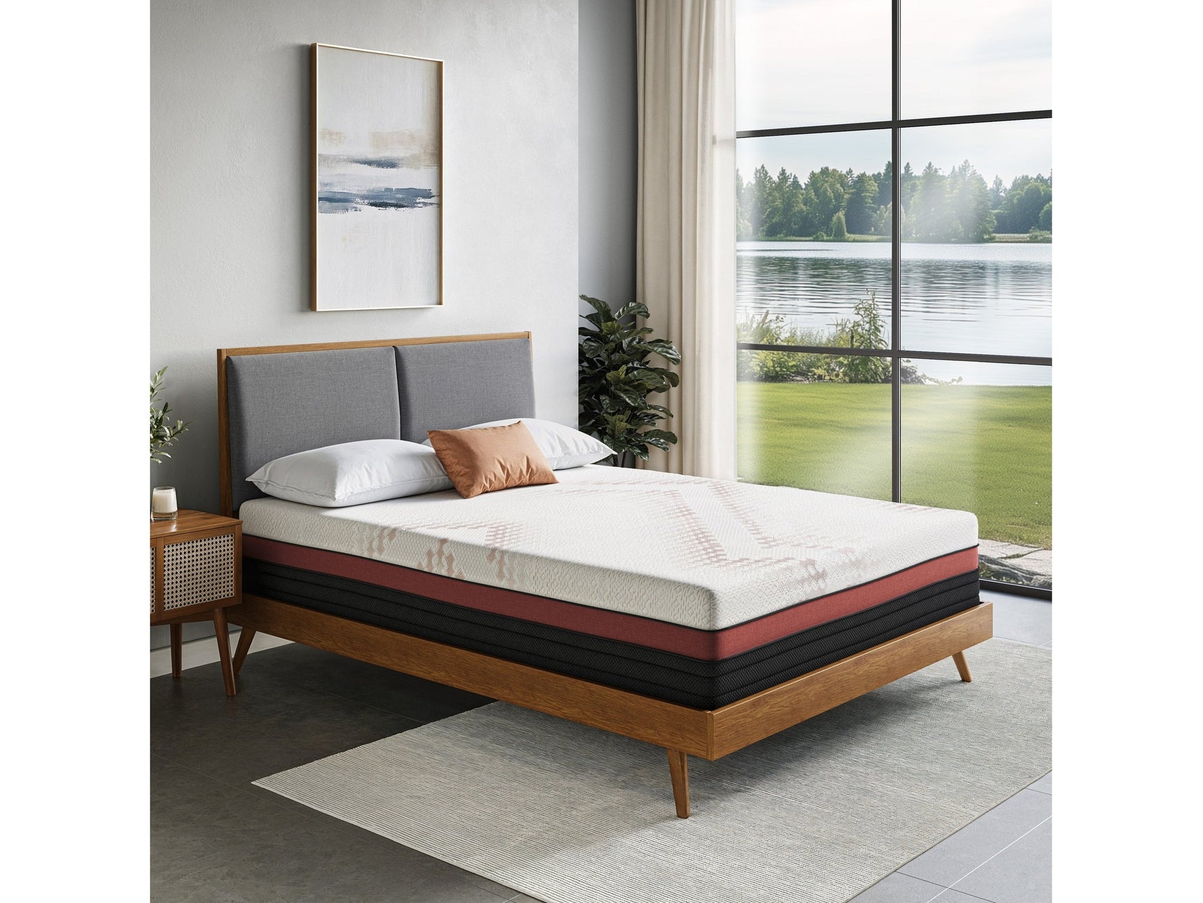 Nautica Niagara 14" Gel Memory Foam Mattress w/Copper - Ornate Home