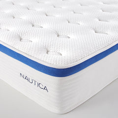 Nautica Renew  White 12" Hybrid Mattress - Ornate Home