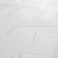 Nautica Serenity White 12" Gel Memory Foam Mattress - Ornate Home