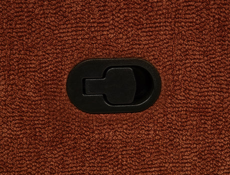Navarro Burnt Orange Chenille Upholstered Glider Recliner - Ornate Home