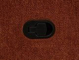 Navarro Burnt Orange Chenille Upholstered Reclining Sofa - Ornate Home