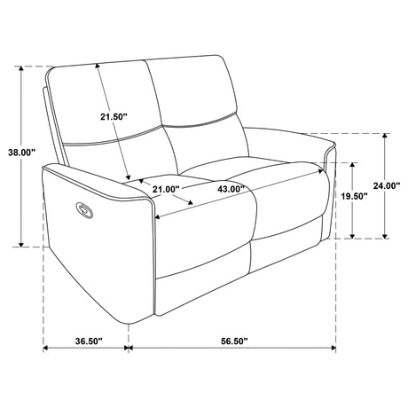 Navarro Dark Brown 3-piece Upholstered Reclining Sofa Set - Ornate Home
